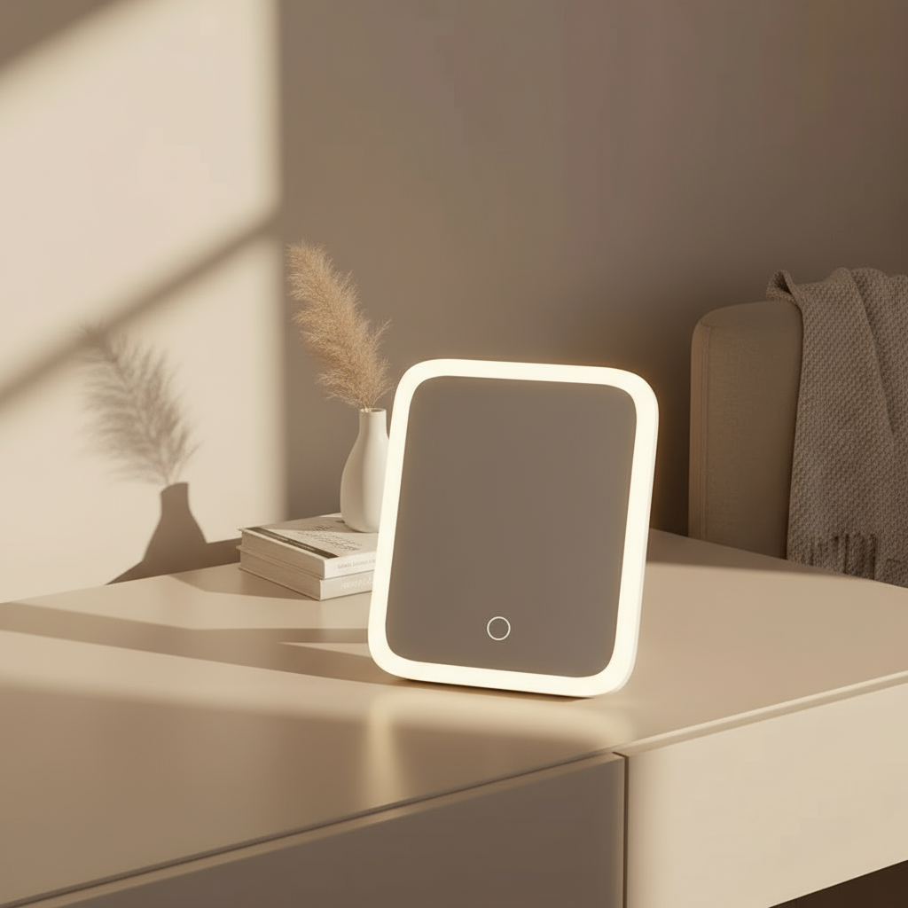 Espejo rectangular LED